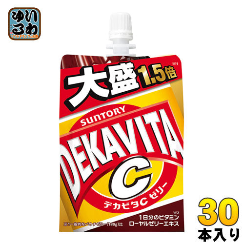 サントリー デカビタC ゼリー 270g パウチ 30本入 〔でかびたC デカビタシー ビタミン ロイヤルゼリー〕