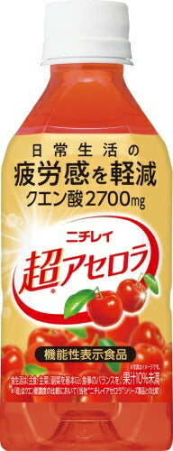 ニチレイ 超アセロラ 350ml ペットボトル 48本 (24本入×2 まとめ買い) サントリー 〔果汁飲料〕