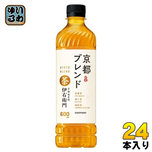 サントリー 緑茶 伊右衛門 京都ブレンド 600ml ペットボトル 24本入 ブレンド茶 お茶 BLEND
