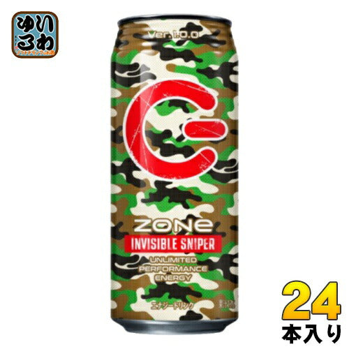 サントリー ZONe INVISIBLE SNIPER Ver.1.0.0 500ml 缶 24本入 〔エナジードリンク〕