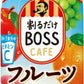 サントリー 割るだけボスカフェ フルーツオレ 希釈用 340ml ペットボトル 48本 (24本入×2 まとめ買い) フルーツジュース boss cafe 栄養機能食品