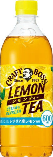 サントリー クラフトボス レモンティー 冷凍兼用 600ml ペットボトル 48本 (24本入×2 まとめ買い) 紅茶飲料 ボス 冷凍可能