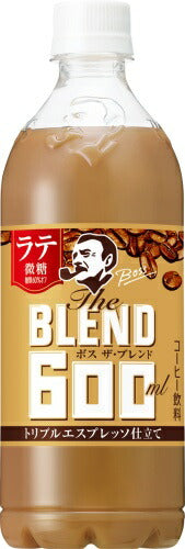 サントリー BOSS ボス The BLEND ラテ微糖 600ml ペットボトル 48本 (24本入×2 まとめ買い)