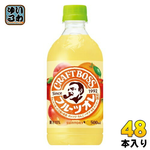 サントリー クラフトボス フルーツオレ 500ml ペットボトル 48本 (24本入×2 まとめ買い) 果汁入り飲料 ビタミン
