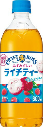 サントリー クラフトボス ライチティー 600ml ペットボトル 24本入 紅茶 熱中症対策 冷凍兼用
