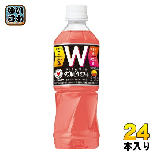 サントリー ダカラ ダブル ビタミンプラス 500ml ペットボトル 24本入 DAKARA だから 低カロリー 熱中症対策飲料