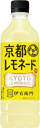 サントリー 伊右衛門 京都レモネード 525ml ペットボトル 48本 (24本入×2 まとめ買い) 果汁入り緑茶 果汁飲料 檸檬 緑茶