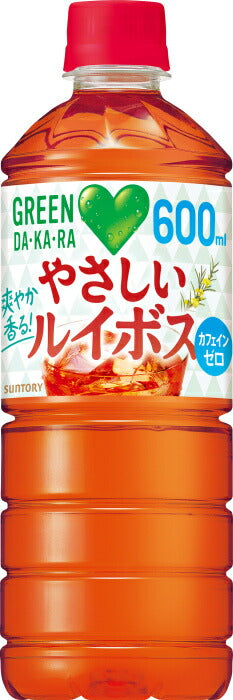 サントリー GREEN DA・KA・RA グリーンダカラ やさしいルイボス 600ml ペットボトル 48本 (24本入×2 まとめ買い) カフェインゼロ ルイボスティー ノンカフェイン