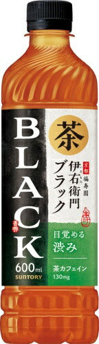 サントリー 伊右衛門 BLACK 600ml ペットボトル 24本入 お茶 緑茶 ブラック