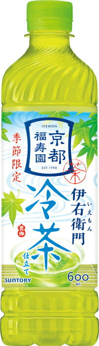 サントリー 緑茶 伊右衛門 冷茶仕立て 600ml ペットボトル 24本入 お茶 りょくちゃ 季節限定 水出し 抹茶入り
