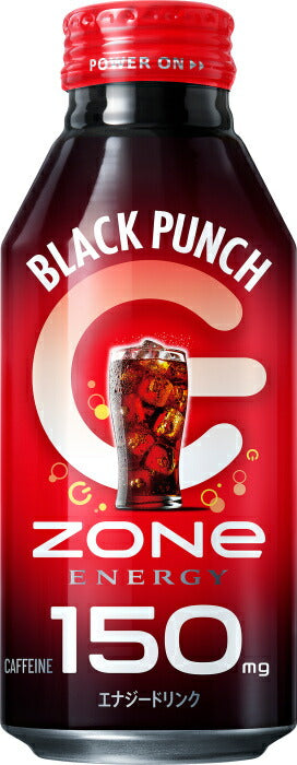 CPシール付 サントリー HYPER ZONe ENERGY BLACK PUNCH 400ml ボトル缶 48本 (24本入×2 まとめ買い) エナジードリンク 炭酸飲料 ハイパー ゾーン エナジー ブラックパンチ