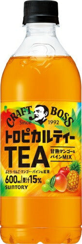 サントリー クラフトボス トロピカルティー 600ml ペットボトル 48本 (24本入×2 まとめ買い) 紅茶飲料 ボス