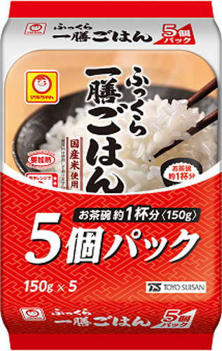 東洋水産 ふっくら一膳ごはん 150g 5個パック×8袋 (4袋入×2　まとめ買い) 国産米 ご飯 レンジ調理