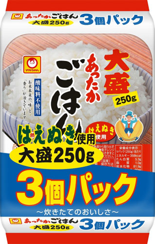 東洋水産 あったかごはん大盛 250g 3食セット×8袋入 国産米 ご飯 レンジ調理