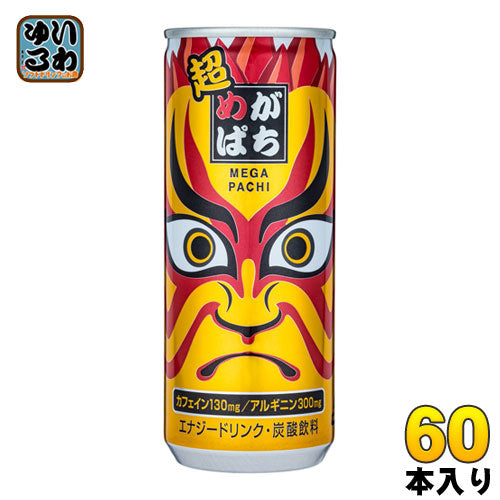 チェリオ 超めがぱち 250ml 缶 60本 (30本入×2 まとめ買い) 〔炭酸飲料〕