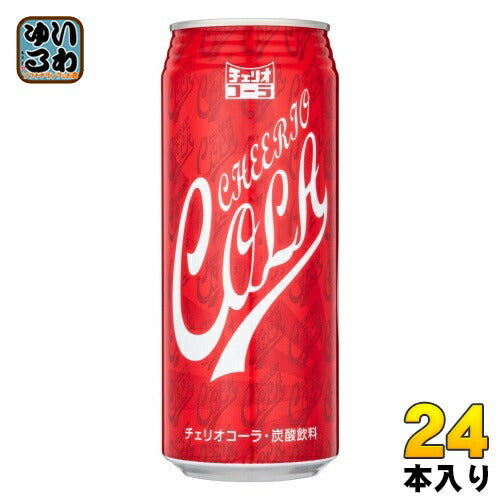 チェリオ コーラ 500ml 缶 24本入 炭酸ジュース 缶ジュース タンサン
