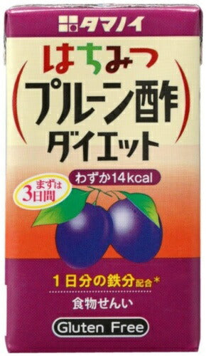 タマノイ はちみつプルーン酢ダイエット 125ml 紙パック 72本 (24本入×3 まとめ買い) 酢飲料