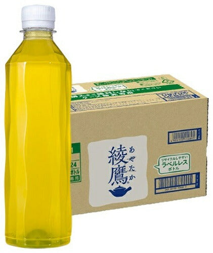 コカ・コーラ 綾鷹 ラベルレス 410ml ペットボトル 24本入 お茶 緑茶 コカコーラ