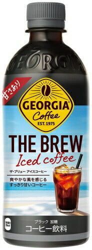 コカ・コーラ ジョージア ザ・ブリュー アイスコーヒー 甘さあり 500ml ペットボトル 48本 (24本入×2 まとめ買い) コーヒー飲料 THE BREW