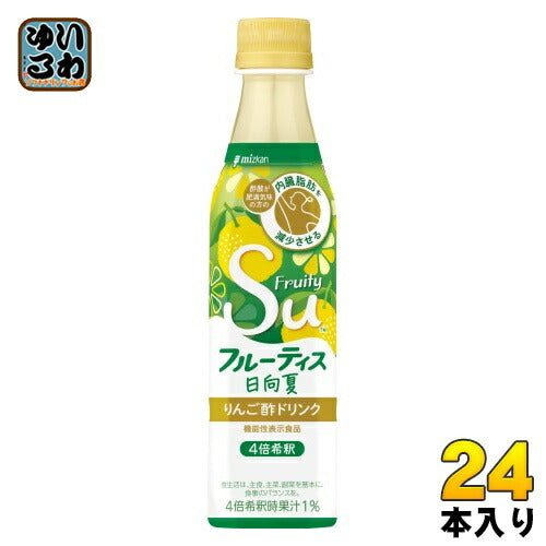 ミツカン フルーティス 日向夏 4倍希釈用 350ml ペットボトル 24本入 機能性表示食品 酢 酢飲料