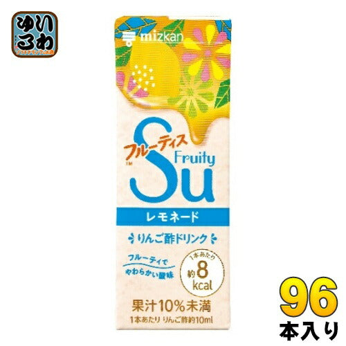 ミツカン フルーティス レモネード 200ml 紙パック 96本 (24本入×4 まとめ買い)