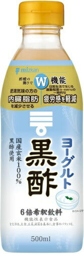 ミツカン ヨーグルト黒酢 6倍希釈用 500ml ペットボトル 6本入 酢飲料 ビネガー 黒酢