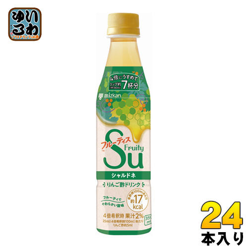 ミツカン フルーティス シャルドネ(4倍希釈用) 350ml ペットボトル 24本入 〔酢飲料〕