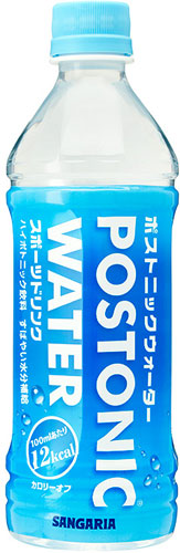 サンガリア ポストニックウォーター 500ml ペットボトル 24本入 スポーツドリンク 熱中症対策 カロリーオフ スポドリ スポーツ飲料