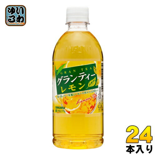 サンガリア グランティー レモンティー 500ml ペットボトル 24本入 〔紅茶飲料〕