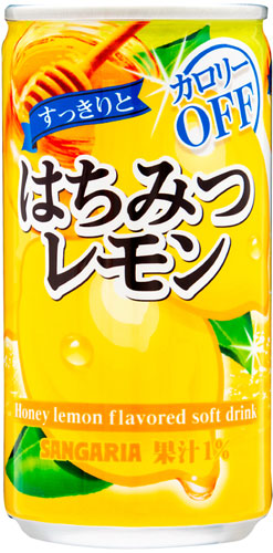 サンガリア すっきりとはちみつレモン 185g 缶 30本入