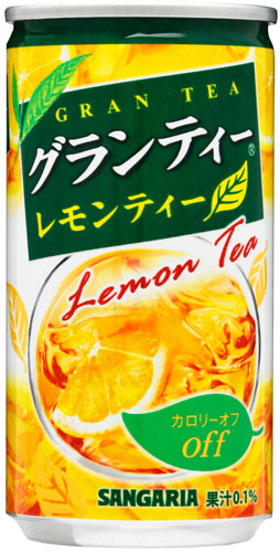サンガリア グランティーレモンティー 185g 缶 30本入