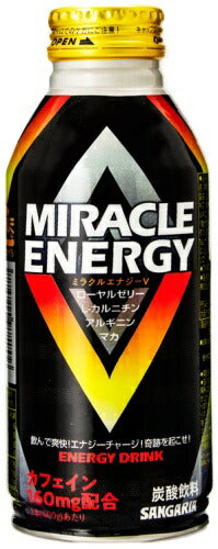 サンガリア ミラクルエナジーV 400g ボトル缶 48本 (24本入×2 まとめ買い)