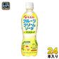 サンガリア まろふわフルーツクリームソーダwithマスカット 450ml ペットボトル 24本入