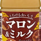 サンガリア とろけるおいしさマロン&ミルク 500ml ペットボトル 24本入 乳性飲料 期間限定 栗