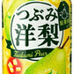 サンガリア つぶみ 洋梨 380g ボトル缶 48本 (24本入×2 まとめ買い) 果汁飲料 フルーツジュース 洋ナシ 梨果肉入り