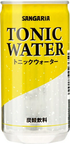 サンガリア トニックウォーター 190g 缶 60本 (30本入×2 まとめ買い) 炭酸飲料