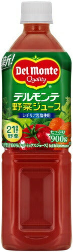 デルモンテ 野菜ジュース 900g ペットボトル 12本入