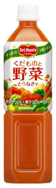 デルモンテ くだものと野菜とらなきゃ 920gペットボトル 24本 (12本入×2 まとめ買い) 野菜ジュース 〔果汁飲料〕