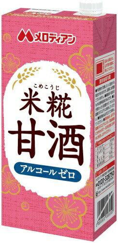 メロディアン 米糀甘酒 1L 紙パック 6本入
