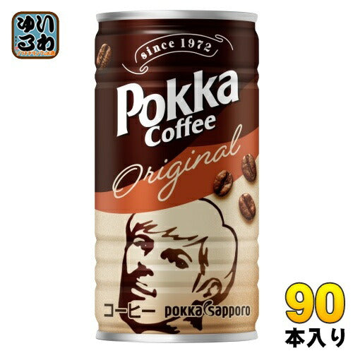 ポッカサッポロ ポッカコーヒー オリジナル 190g 缶 90本 (30本入×3 まとめ買い) 珈琲飲料 コーヒー飲料