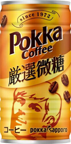 ポッカサッポロ ポッカコーヒー 厳選微糖 185g 缶 60本 (30本入×2 まとめ買い) コーヒー飲料 缶コーヒー
