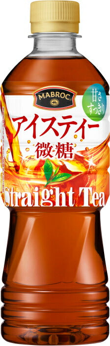 ポッカサッポロ マブロック アイスティー 微糖 525ml ペットボトル 48本 (24本入×2 まとめ買い) 紅茶飲料 ストレート 低カロリー