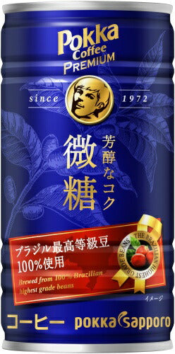 ポッカサッポロ コーヒープレミアム微糖 185g 缶 30本入