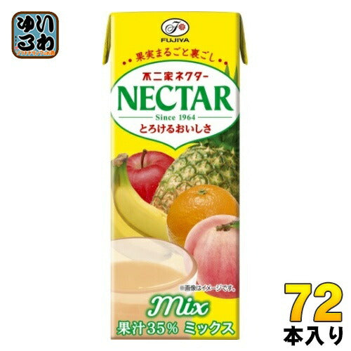 伊藤園 不二家 ネクターミックス 200ml 紙パック 72本 (24本入×3 まとめ買い)