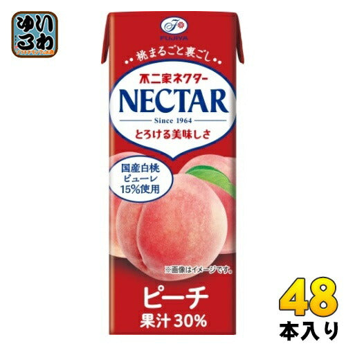 伊藤園 不二家 ネクターピーチ 200ml 紙パック 48本 (24本入×2 まとめ買い) 果汁飲料
