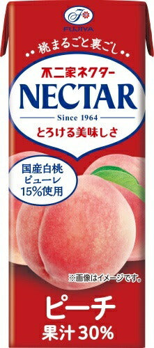 伊藤園 不二家 ネクターピーチ 200ml 紙パック 72本 (24本入×3 まとめ買い) 果汁飲料
