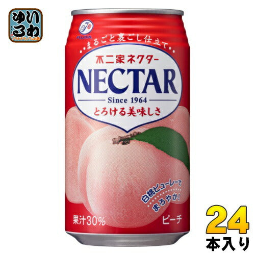 伊藤園 不二家 ネクター ピーチ 350g 缶 24本入 果汁飲料 NECTAR 桃 〔果汁飲料〕