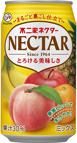 伊藤園 不二家 ネクターミックス 350g 缶 48本 (24本入×2 まとめ買い) 〔果汁飲料〕