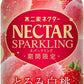 伊藤園 不二家ネクター スパークリング とろみ白桃&紅ほっぺ 380ml ボトル缶 48本 (24本入×2 まとめ買い) 炭酸飲料 果汁飲料 NECTAR 桃 期間限定