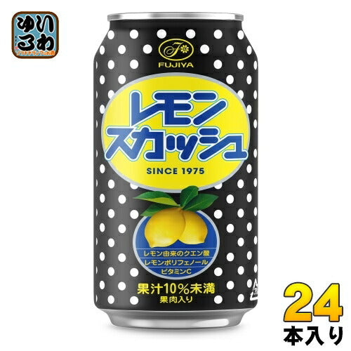 伊藤園 不二家 レモンスカッシュ 350ml 缶 24本入 炭酸飲料 レスカ